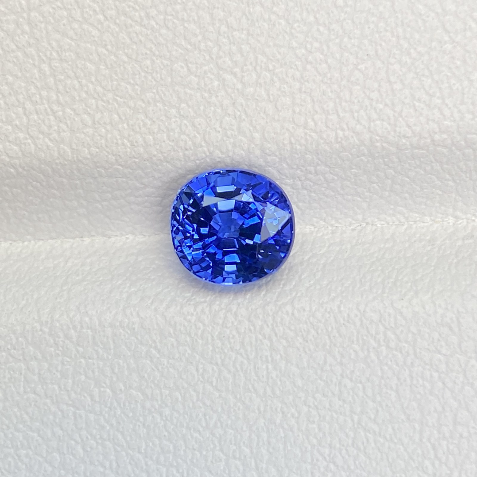 1.86-carat Cornflower Blue Sapphire Cushion