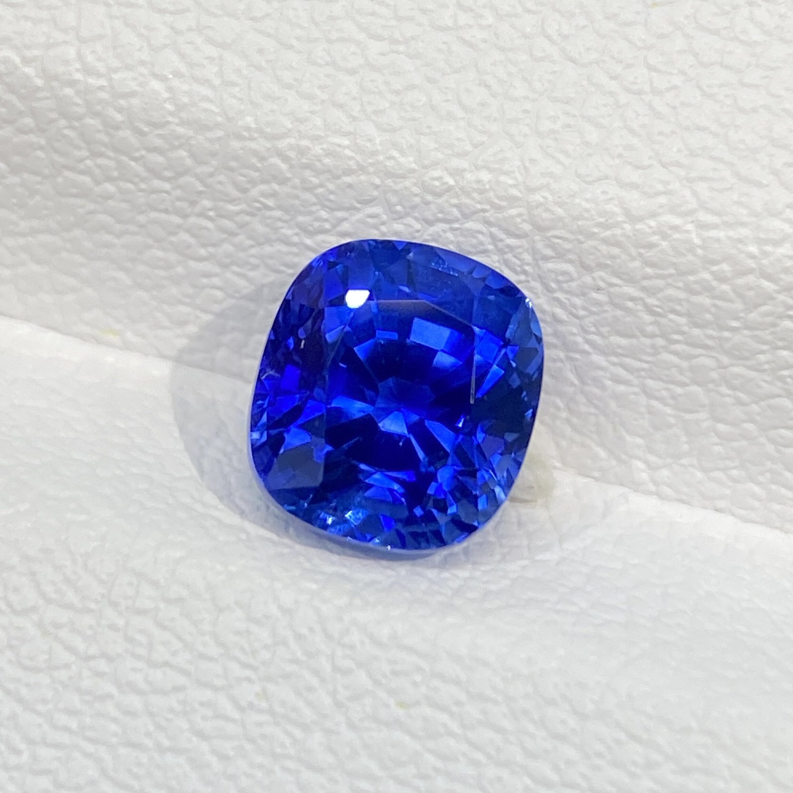 2.12-carat Cushion Royal Blue Sapphire