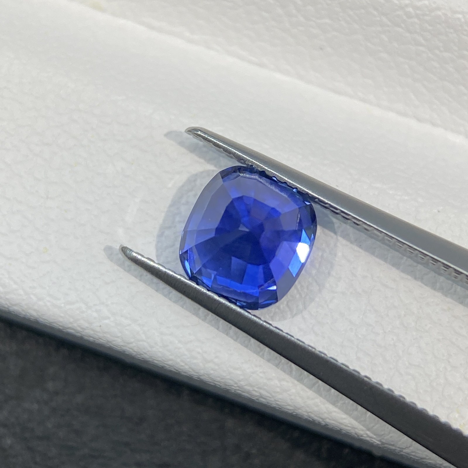 2.12-carat Cushion Royal Blue Sapphire Stone Image 3