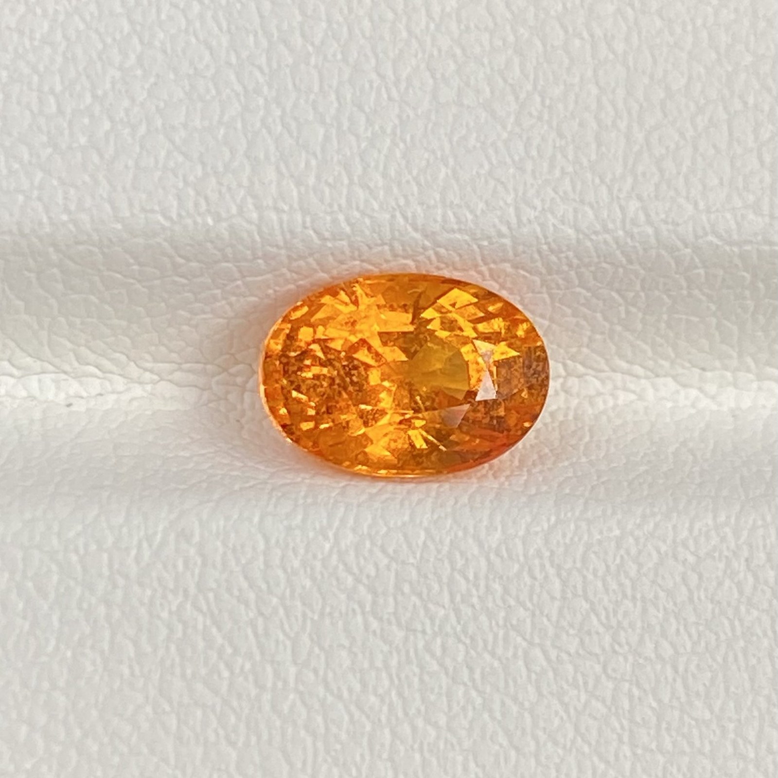 2.19ct Natural Bright Orange Fancy Stone Round Loose Stone
