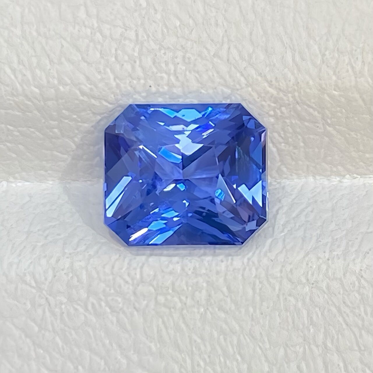 2.01 carat Cornflower Sapphire Radiant Cut