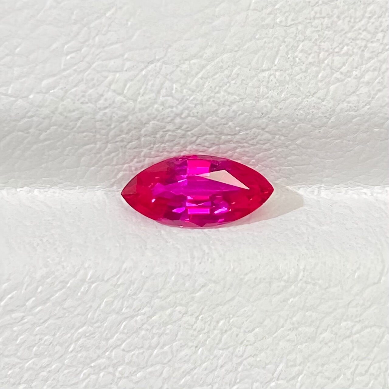 0.65 Carat Mogok Ruby, Pear Cut