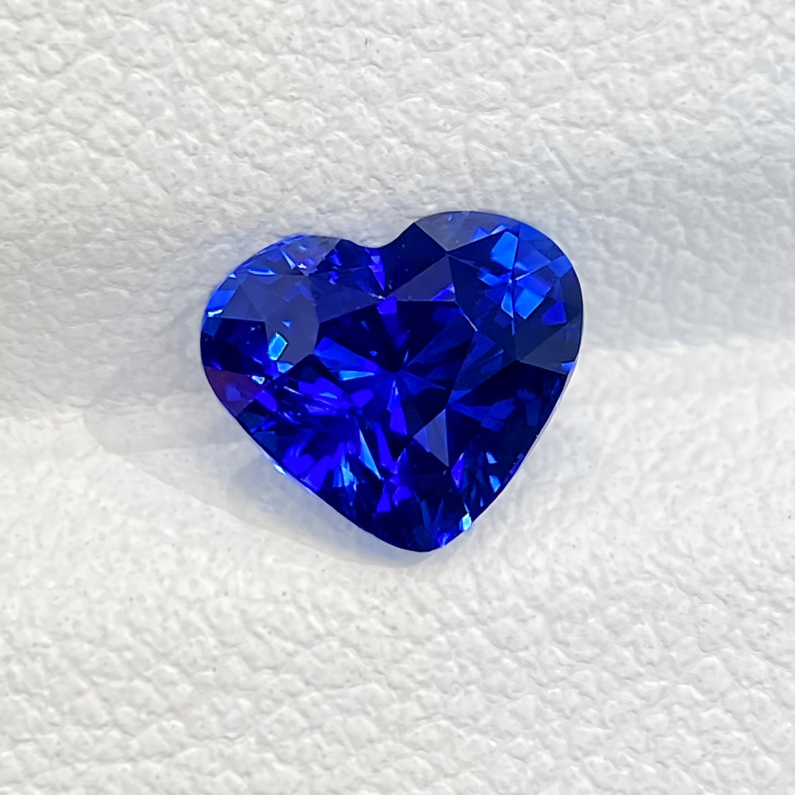 1.69-carat Heart Cut Royal Blue Sapphire