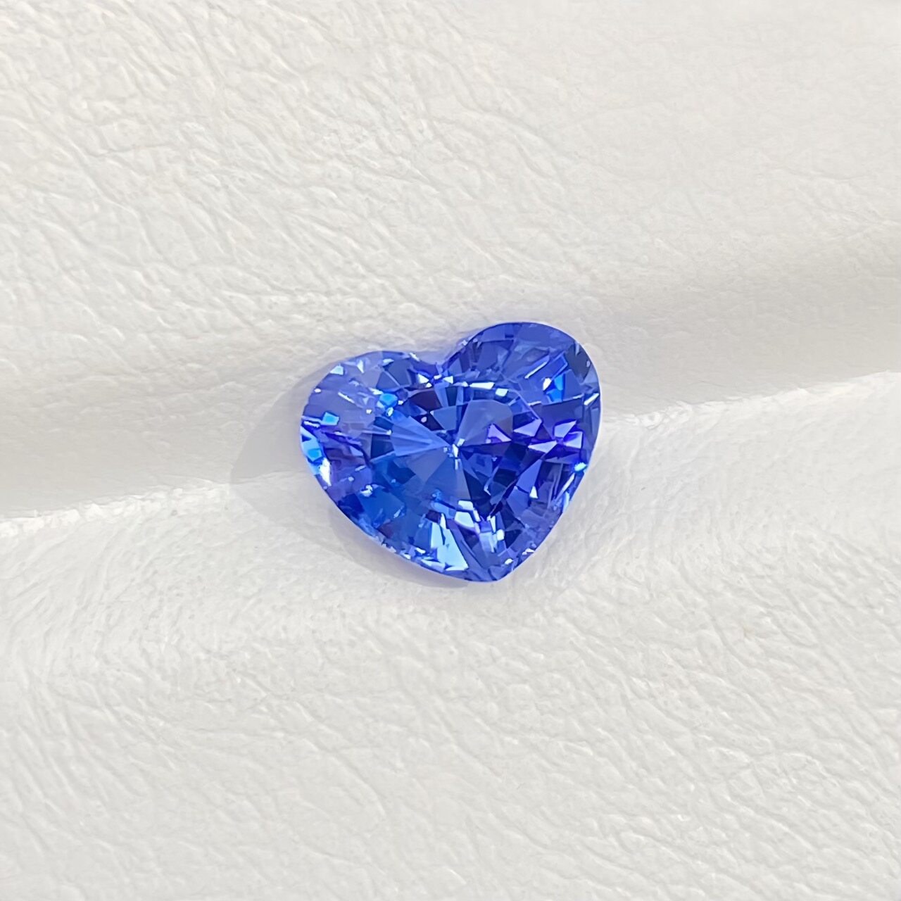 2.17 ct Cornflower Blue Sapphire Tear Drop Stone Image 3