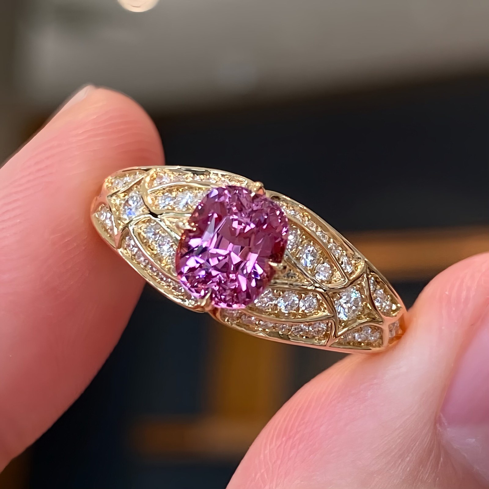 Purple Sapphire Fancy Shape Ring · 4/4